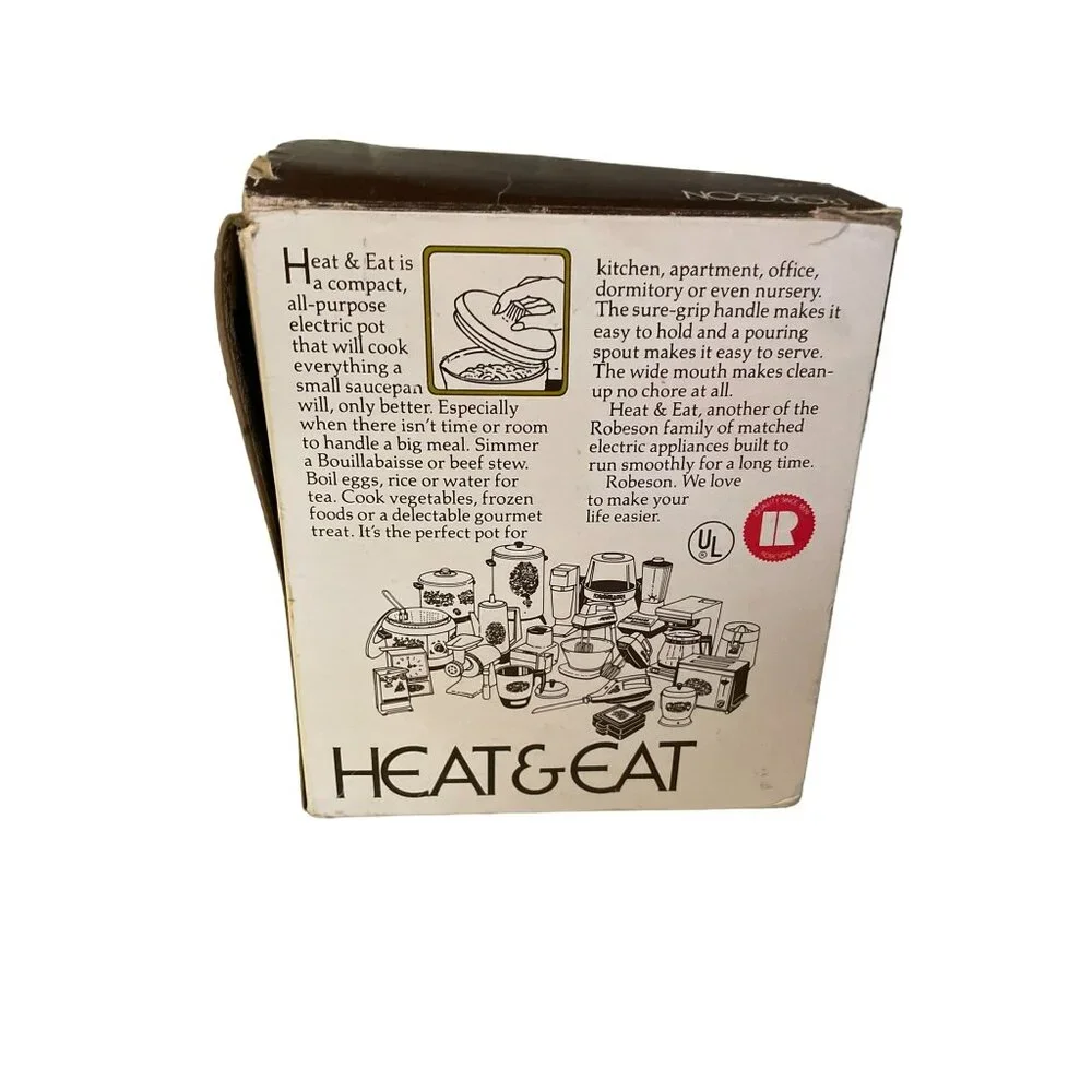 Vintage Robeson Heat & Eat Country Kitchen Cooking Used